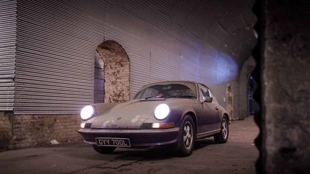 porsche 911 t abandonat