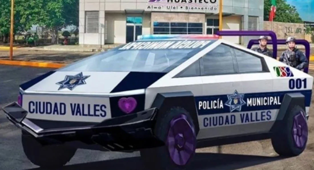 Tesla Cybertruck Poliție Mexic