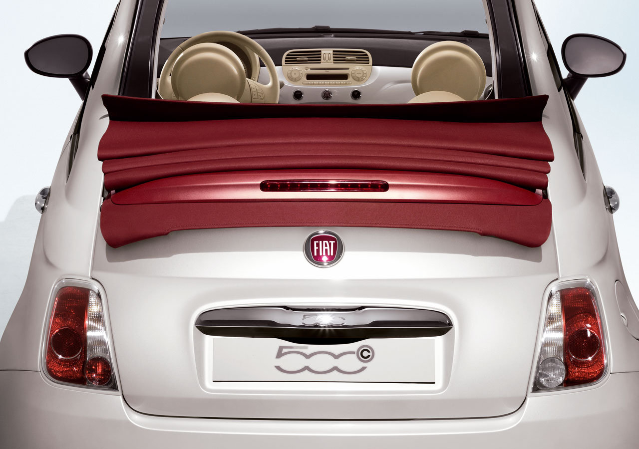 Fiat 500C - acoperis textil