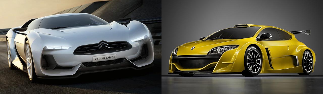 Citroen GT Concept vs. Renault Megane Trophy