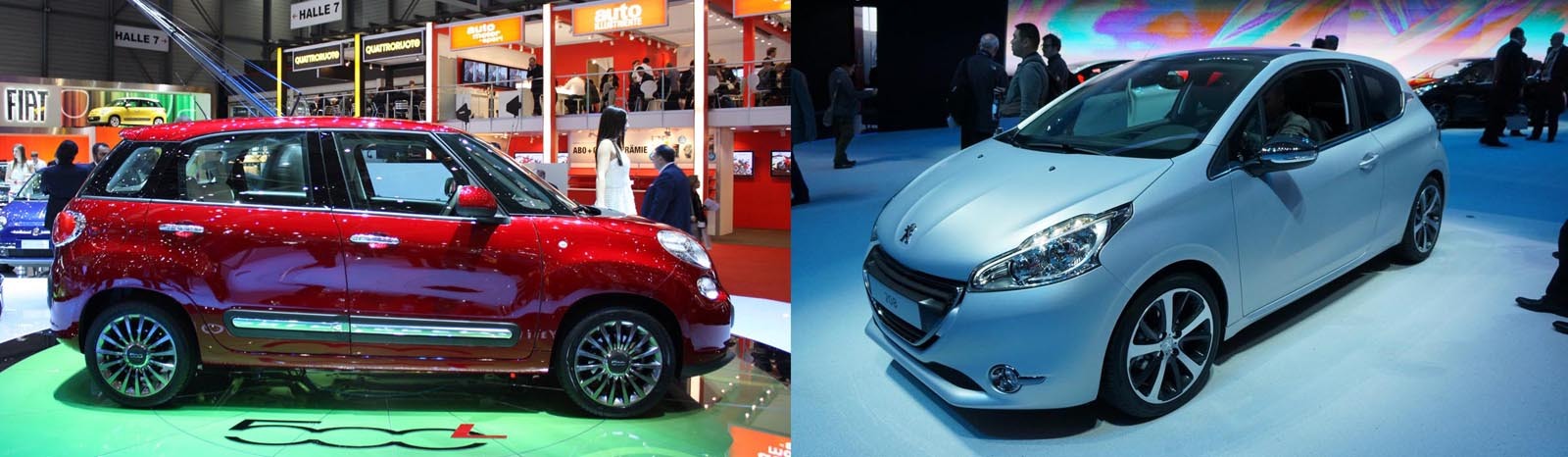 Fiat 500L vs. Peugeot 208: 0 - 0