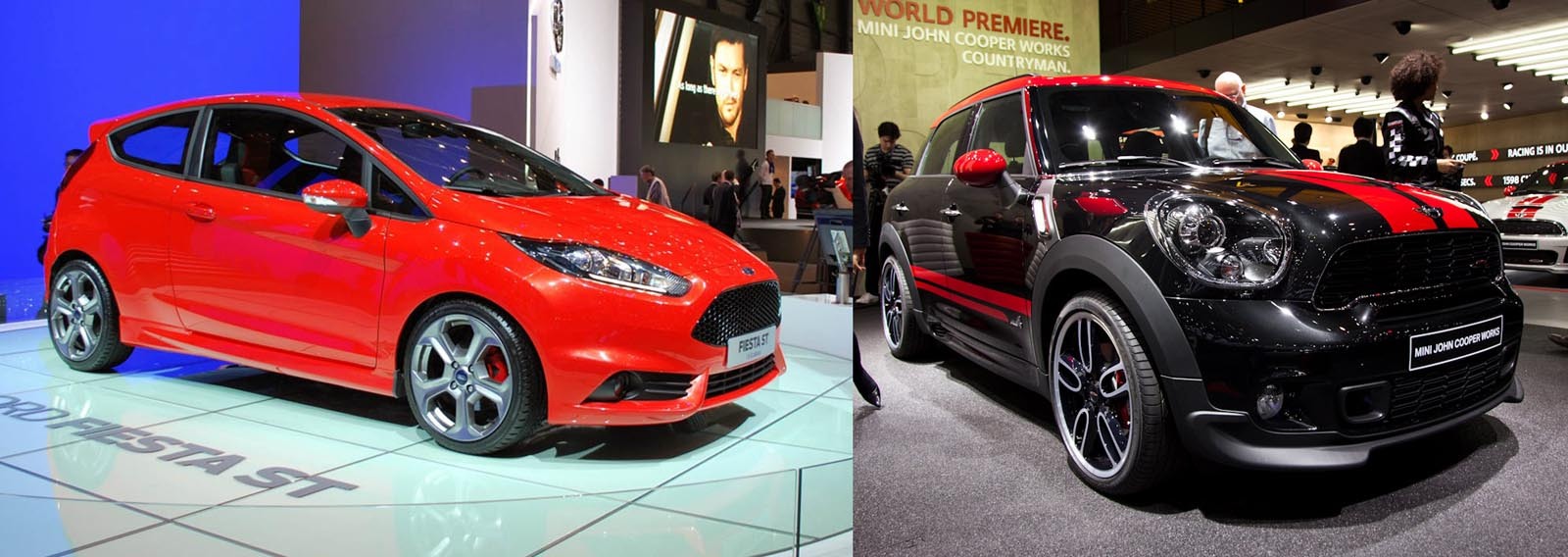 Ford Fiesta ST vs. Mini Countryman Cooper S: 3 - 2