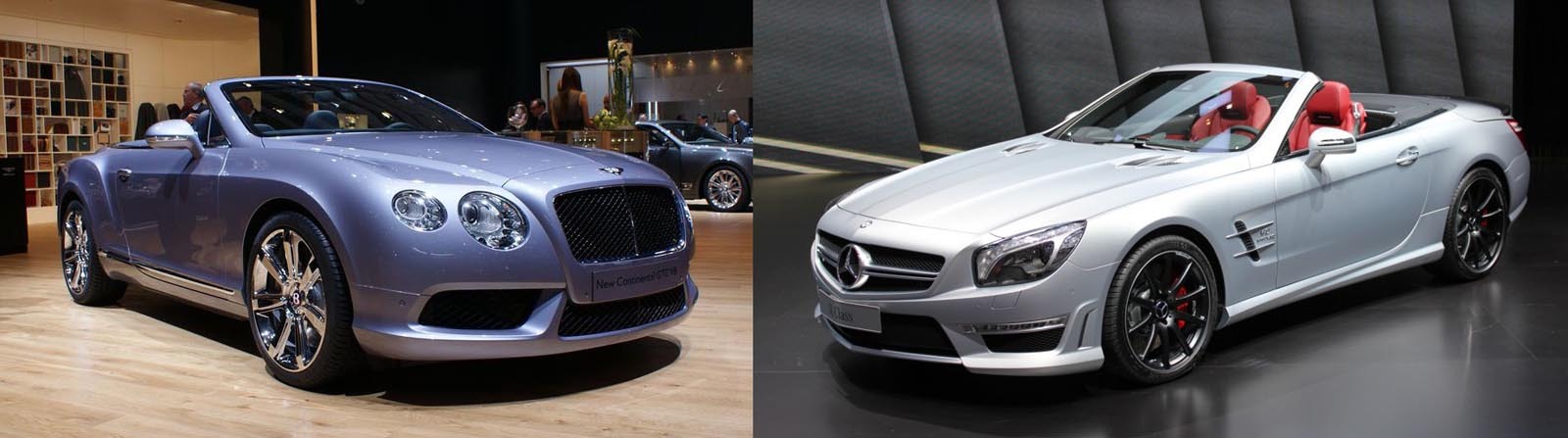 Bentley Continental GTC V8 vs. Mercedes-Benz SL 63 AMG: 4 - 4